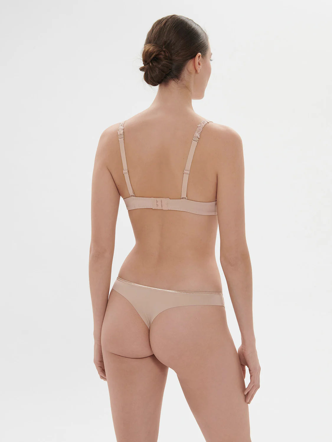 Andora Embroidered Thong back picture with matching bra(sold separately)