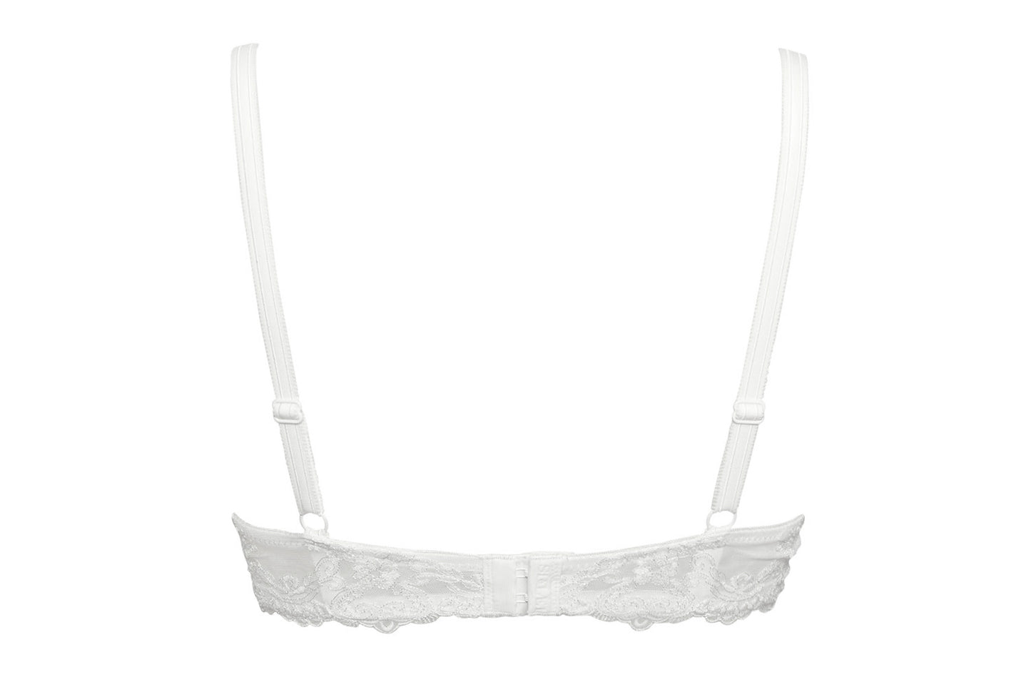 This Glam line embroidery unpadded bra from SIeLEI Italy is a supportive, lightweight and comfortable everyday wear.