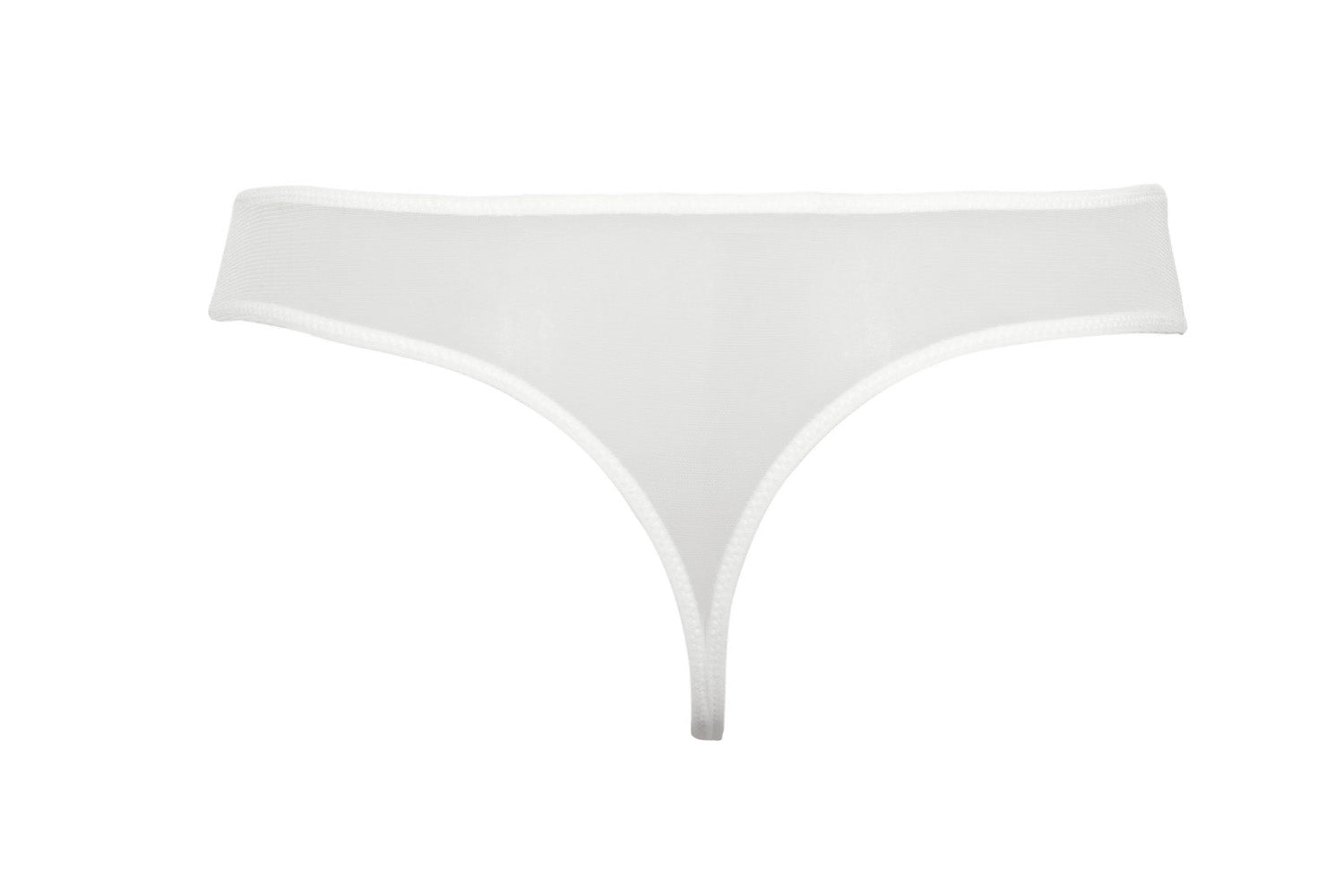 The Gentle Embroidery Tulle Thong from SIELEI Italy provides the perfect balance of comfort and style.