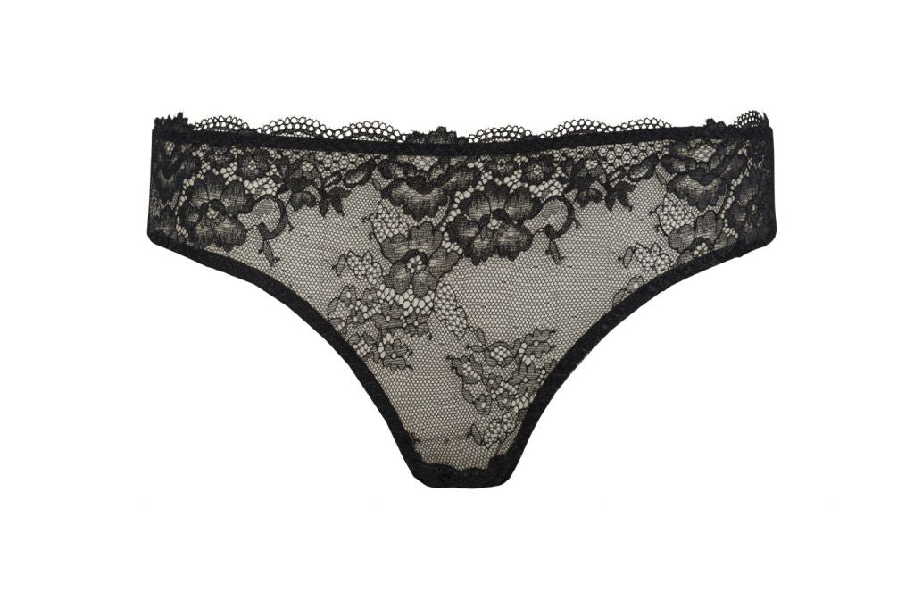 These SIéLEI brief from Italy feature a lightweight, stretchy floral patterned lace for a comfortable fit.