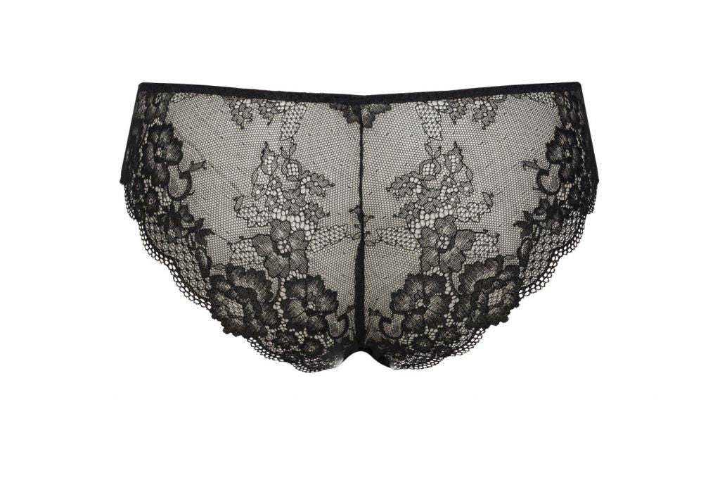 These SIéLEI brief from Italy feature a lightweight, stretchy floral patterned lace for a comfortable fit.
