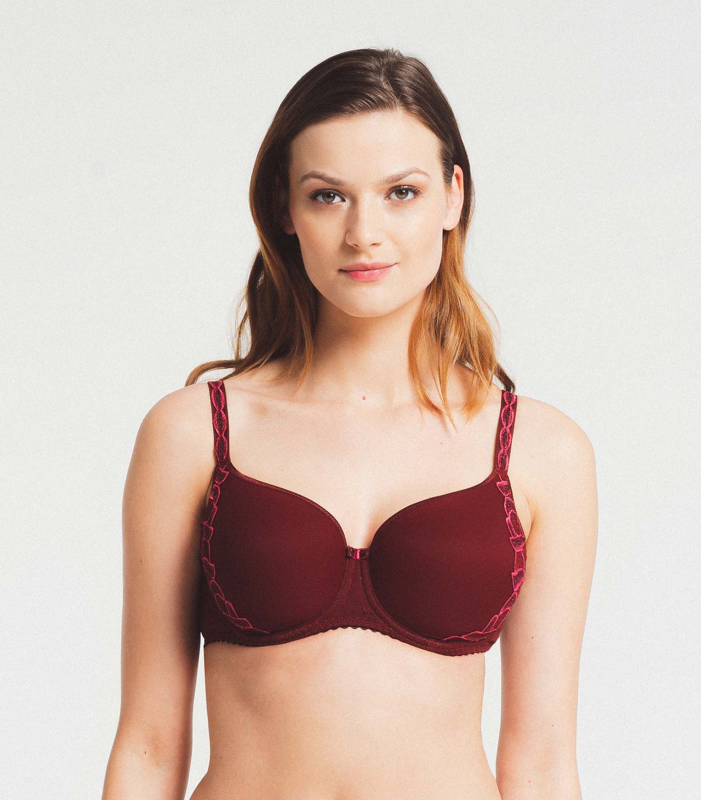 Louisa Bracq Julia Flamboyant Embroidery Spacer Cup Bra | Di Moda Lingerie
