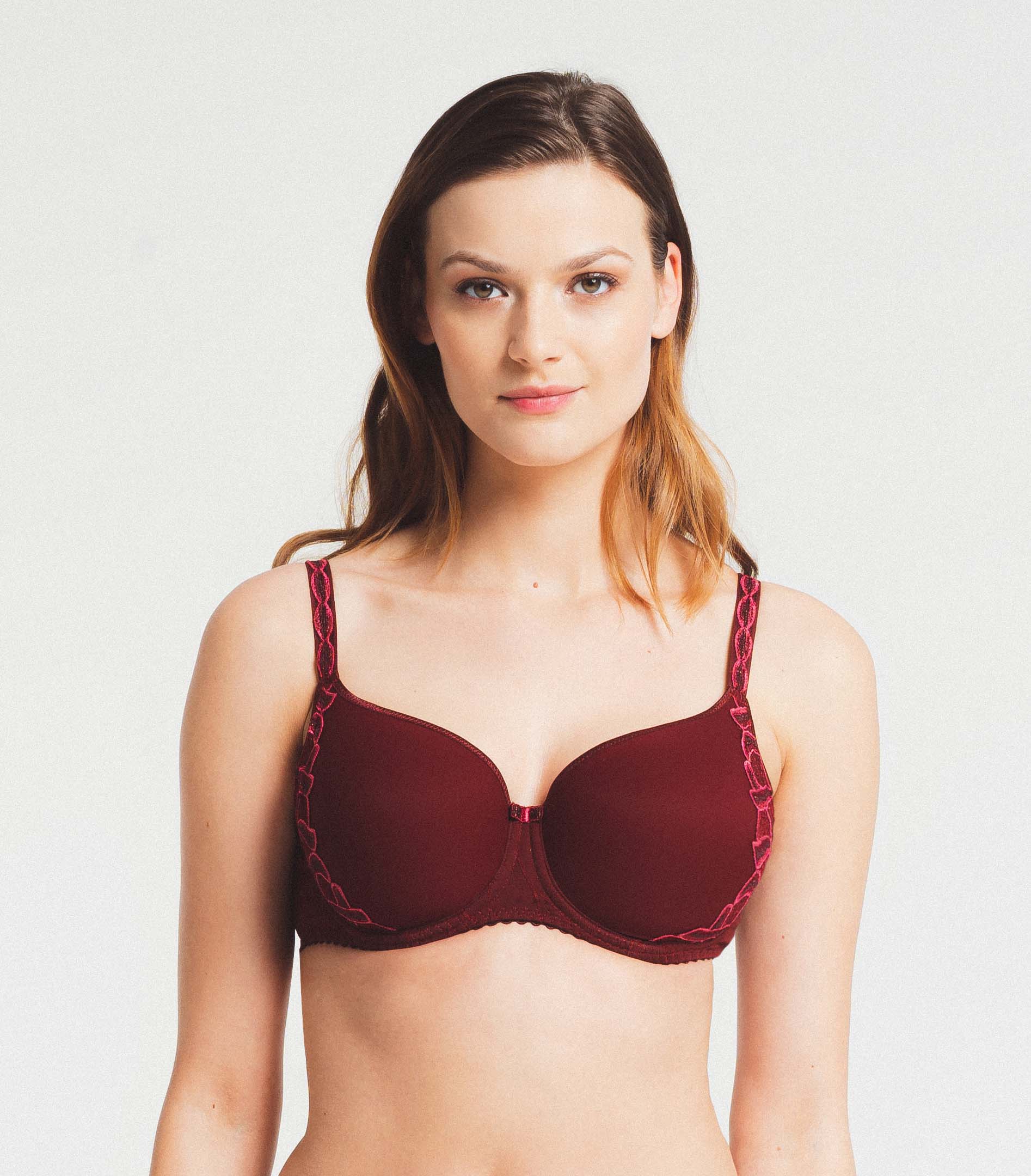 Louisa Bracq Julia Flamboyant Embroidery Spacer Cup Bra | Di Moda Lingerie