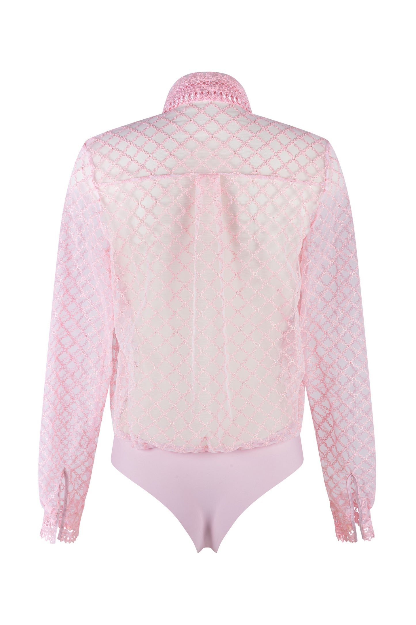 Ultraluxe embroidery shirt-bodysuit from the Paco line by Louisa Bracq from France at DiModa Lingerie Toronto.
