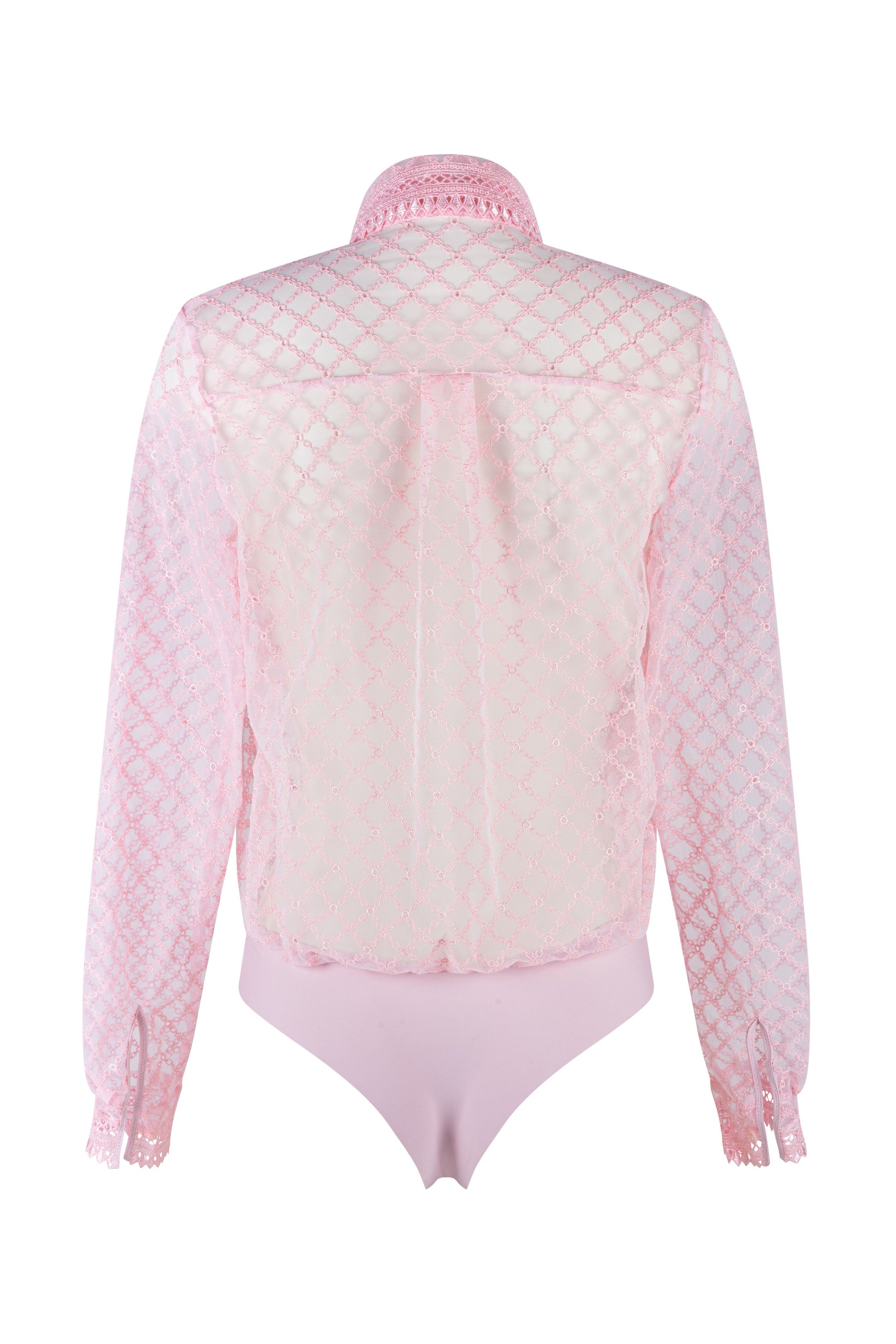 Ultraluxe embroidery shirt-bodysuit from the Paco line by Louisa Bracq from France at DiModa Lingerie Toronto.
