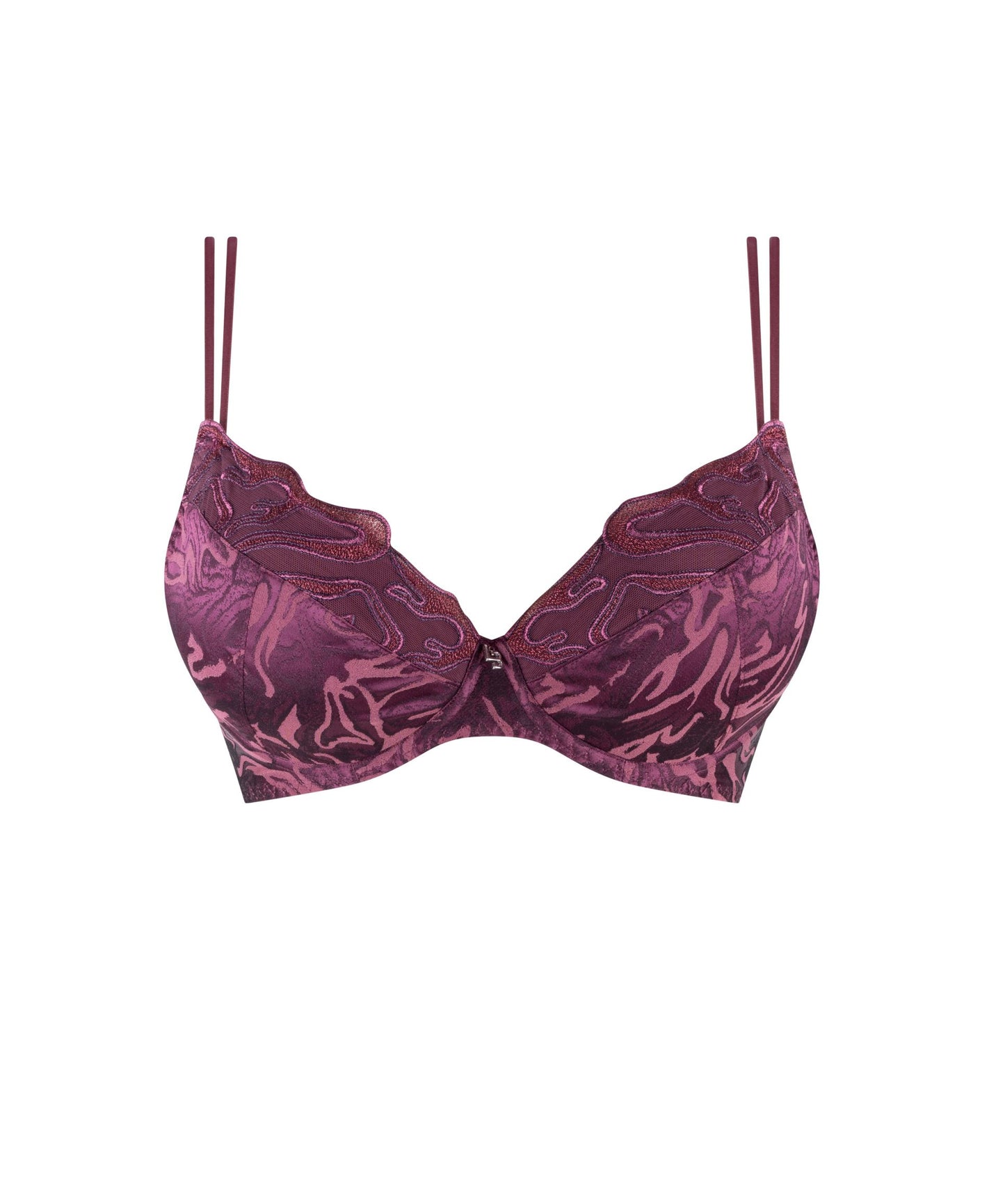 Louisa Bracq Vortex Push-Up Silk Bra