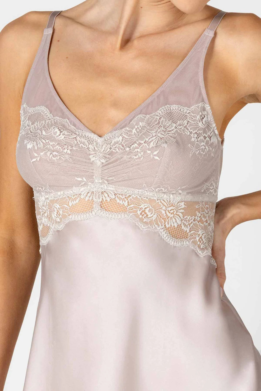 NK IMODE Agatha Nostalgia BS Illusion Silk Chemise