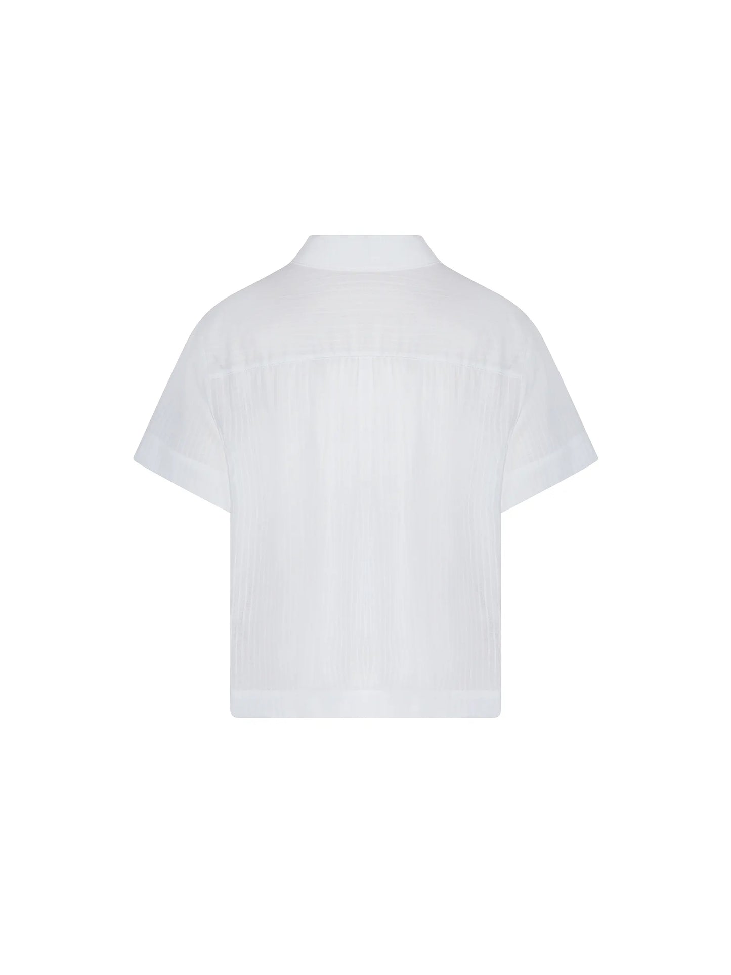 CHIC ET RELAX Short‑Sleeve Cotton Shirt