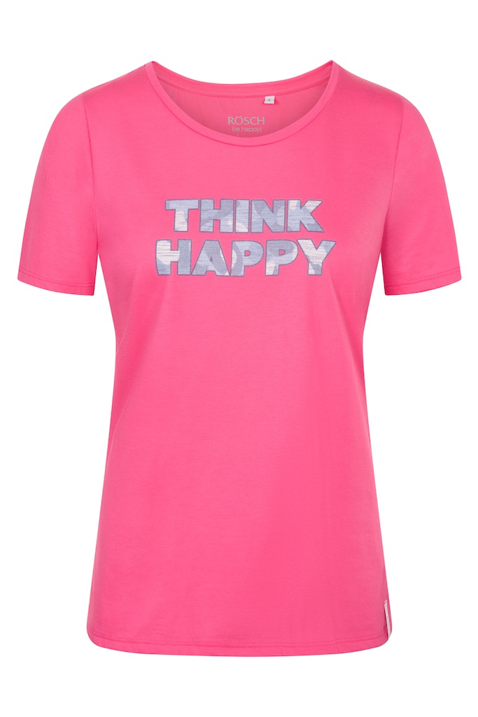 Front of the Be Happy Jersey Cotton Comfortable T-Shirt