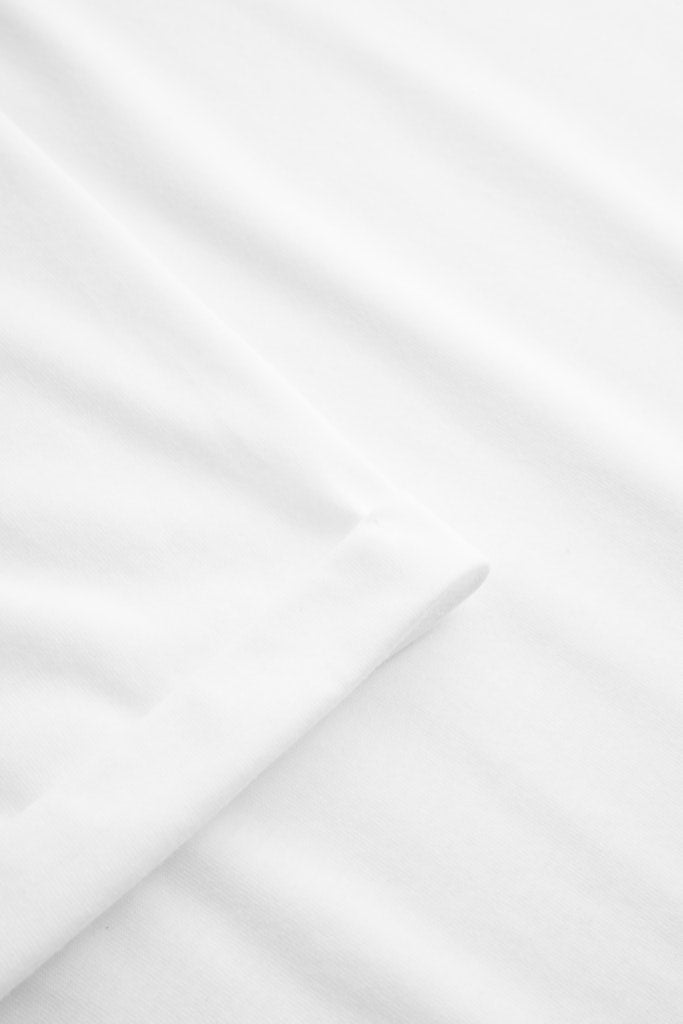 Be Happy Jersey Cotton Loose T-Shirt detail on sleave cuff