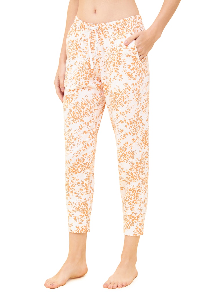 Model is wearing Be Happy Cotton Ankle-Length Pants front picture