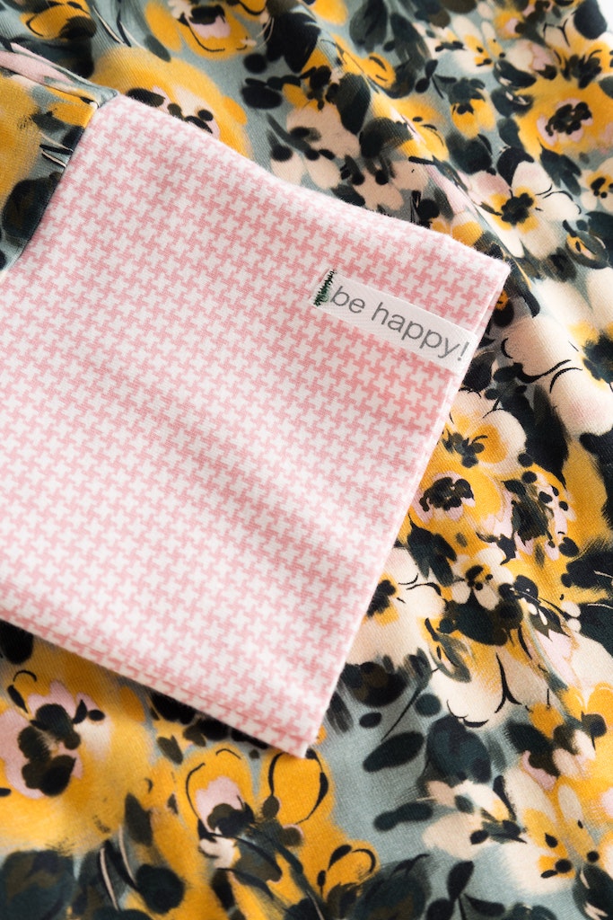 Hem of the Be Happy Cotton Floral Capri Pants