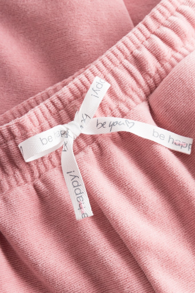 Elastic waist band with string on the   Be Happy Cotton Niki Pants by Rosch