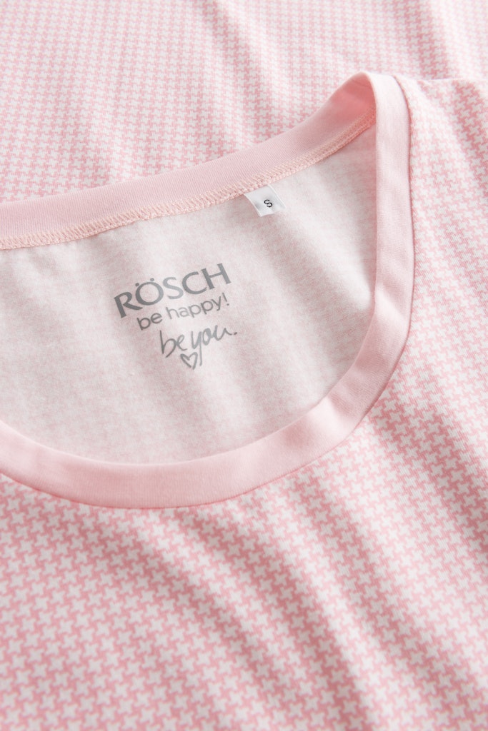 Round neck line of the Be Happy Cotton Comfortable Shirt