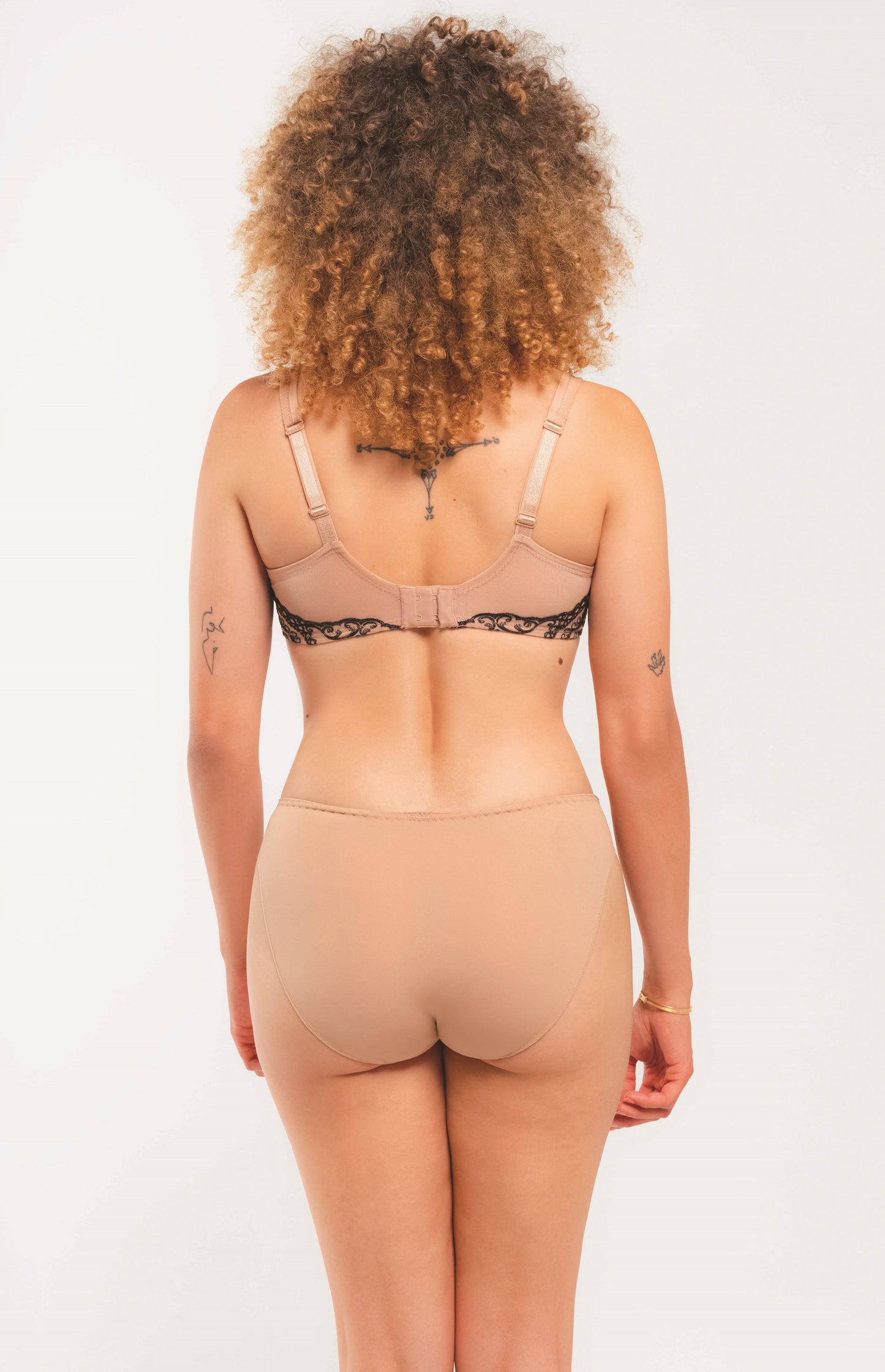 Luxuriously embroidered foulard bra by Louisa Bracq, Paris at DiModa Lingerie Toronto.