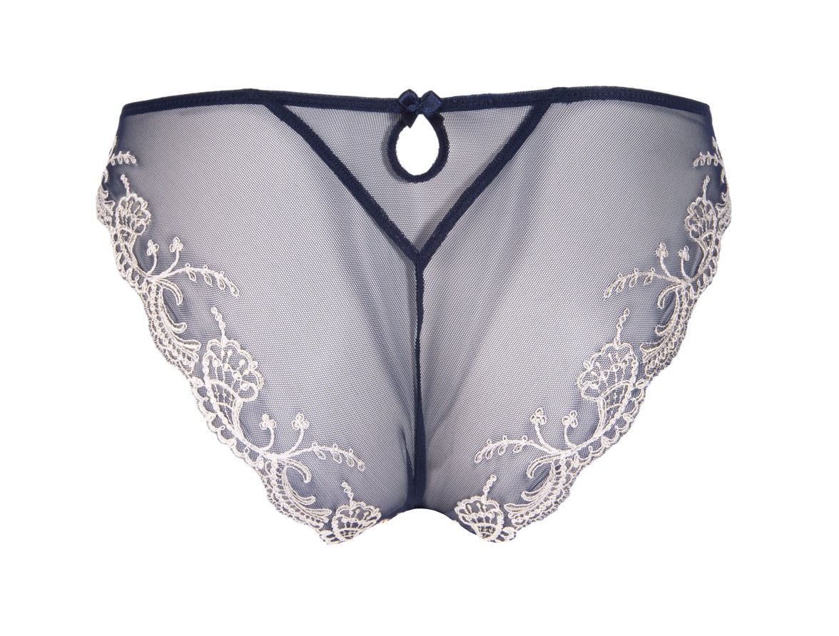 Luxury Silk Embroidered Bikini Brief Lise Charmel Splendeur Soie | Di Moda European Lingerie Toronto
