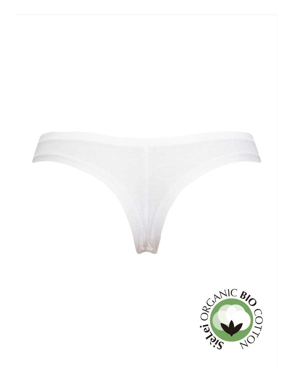 SIéLEI's Organic Cotton Brazilian Panties from Italy are crafted with hand-picked organic cotton to create a thin, soft, stretchy fabric.