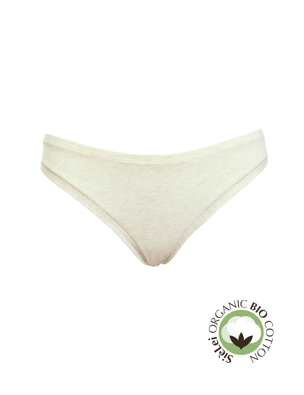 SIéLEI's Organic Cotton Brazilian Panties from Italy are crafted with hand-picked organic cotton to create a thin, soft, stretchy fabric.