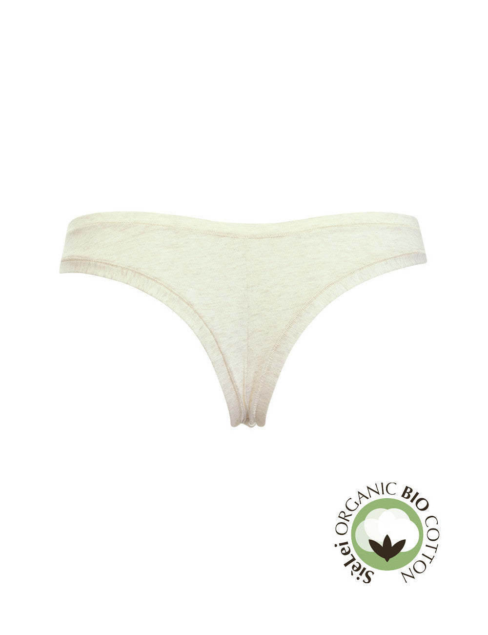 SIéLEI's Organic Cotton Brazilian Panties from Italy are crafted with hand-picked organic cotton to create a thin, soft, stretchy fabric.