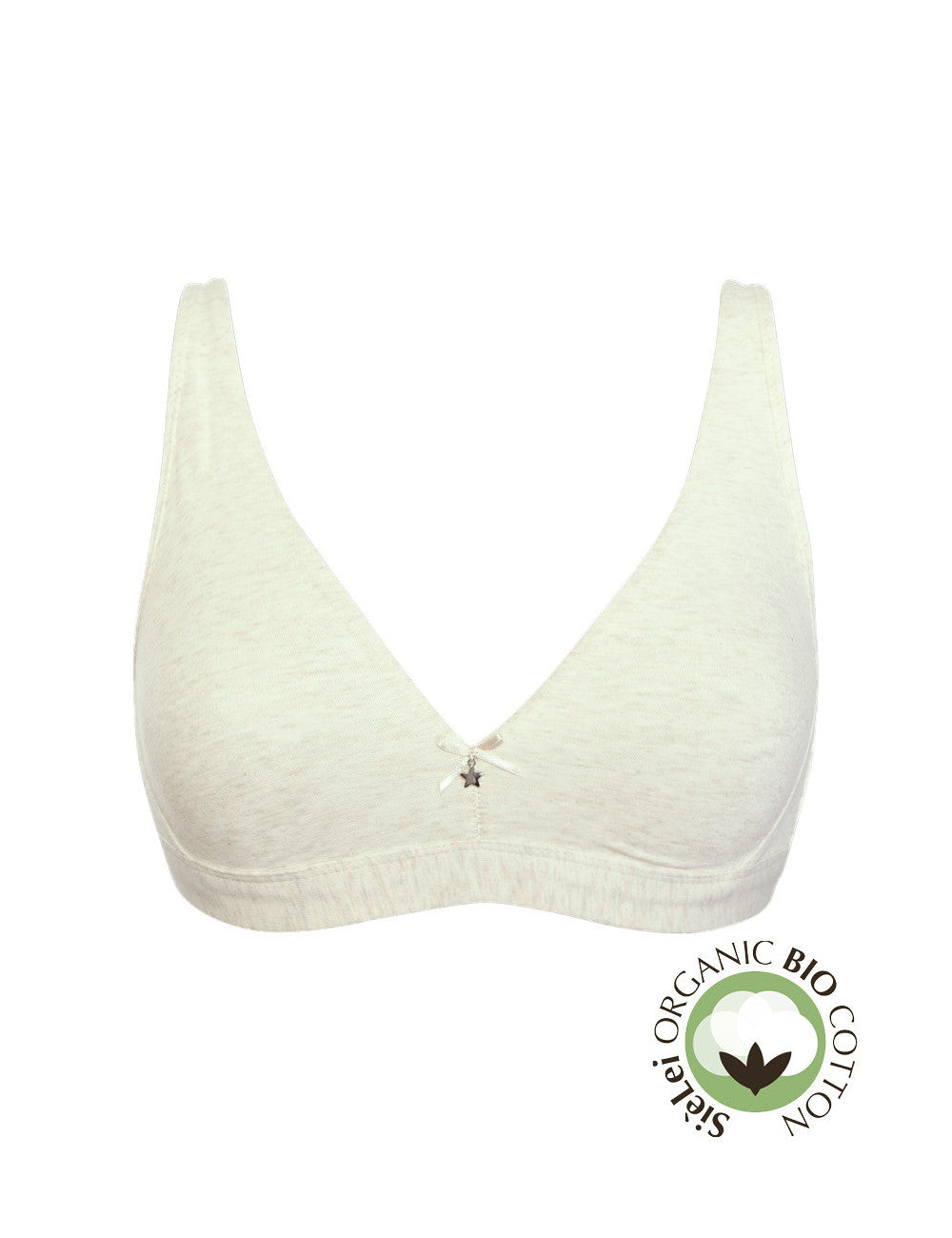 Organic Cotton Wireless Triangle Bra