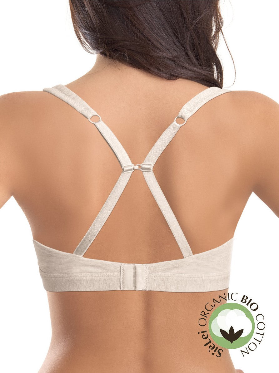 Triangle bra from the Organic Cotton line by SIéLEI from Italy.
