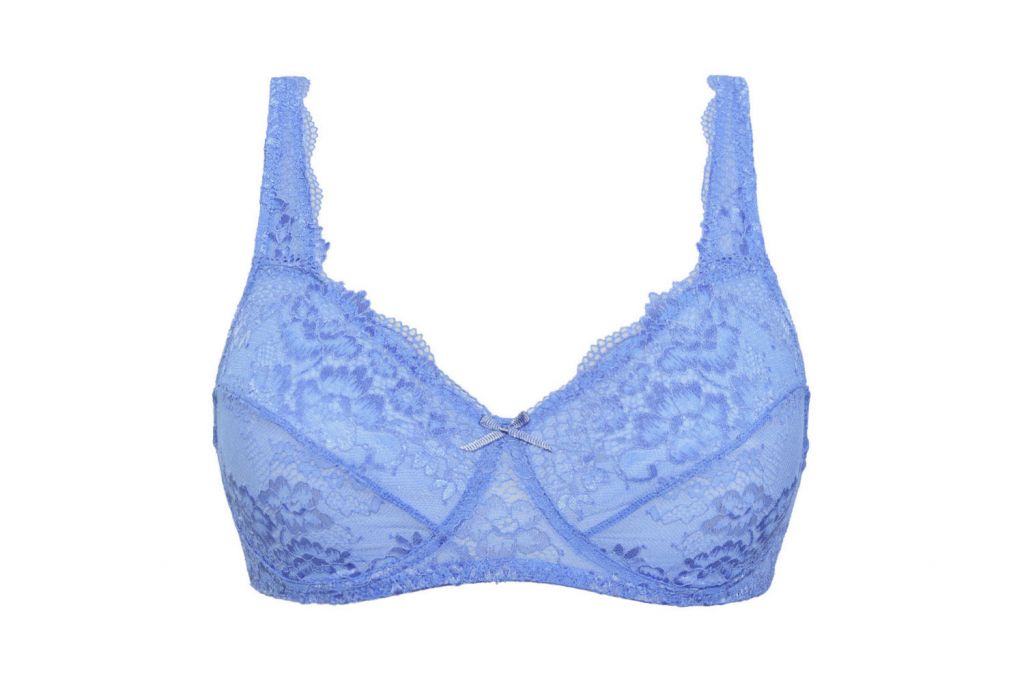 The Wonder Lace line of SIéLEI from Italy features an unpadded, wire-free, soft cup, lace bra.