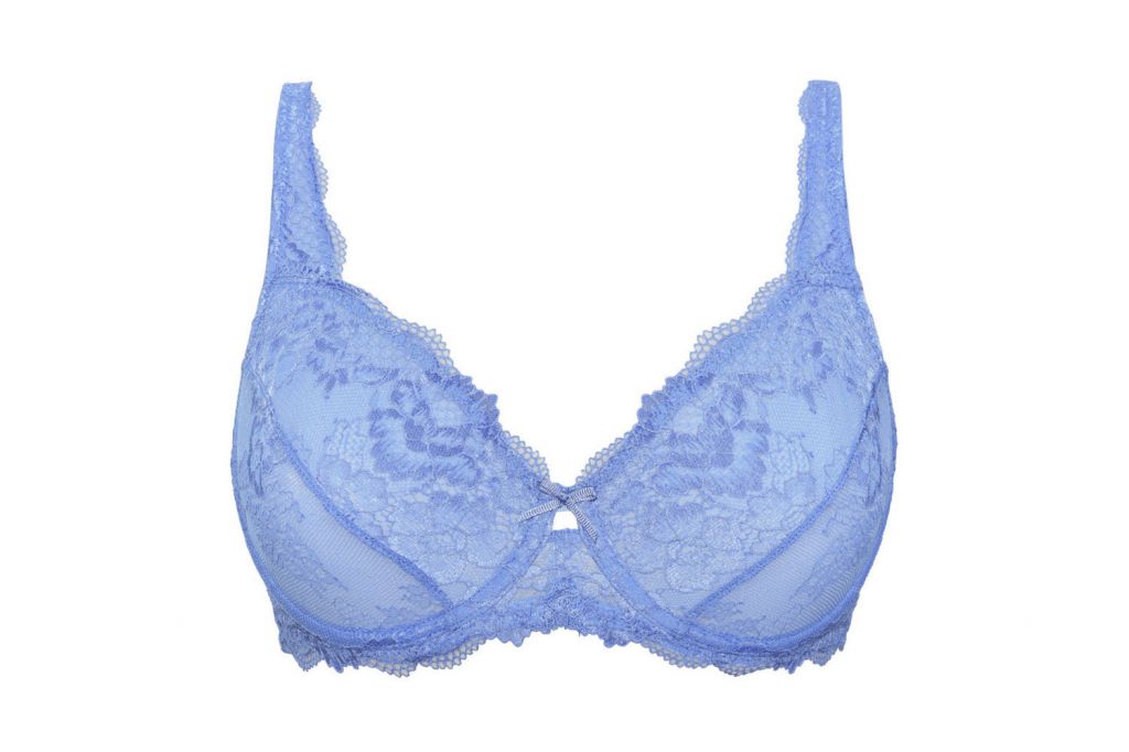 The Wonder Lace line of SIéLEI from Italy features an unpadded soft cup, lace bra.