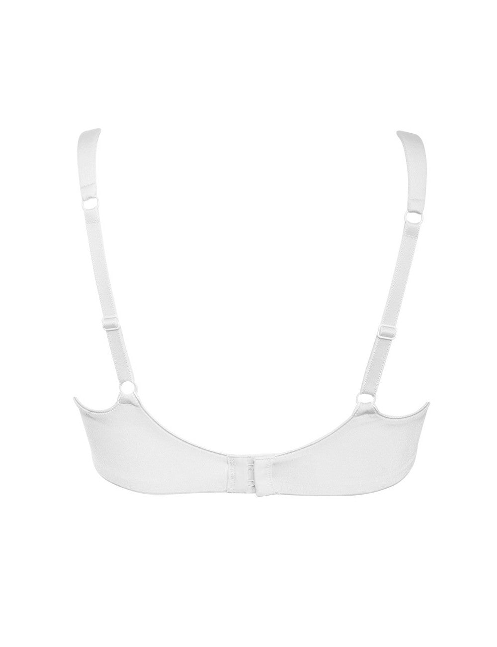 White beige wireless spacer cup bra from the Plus line by SIéLEI from Italy.