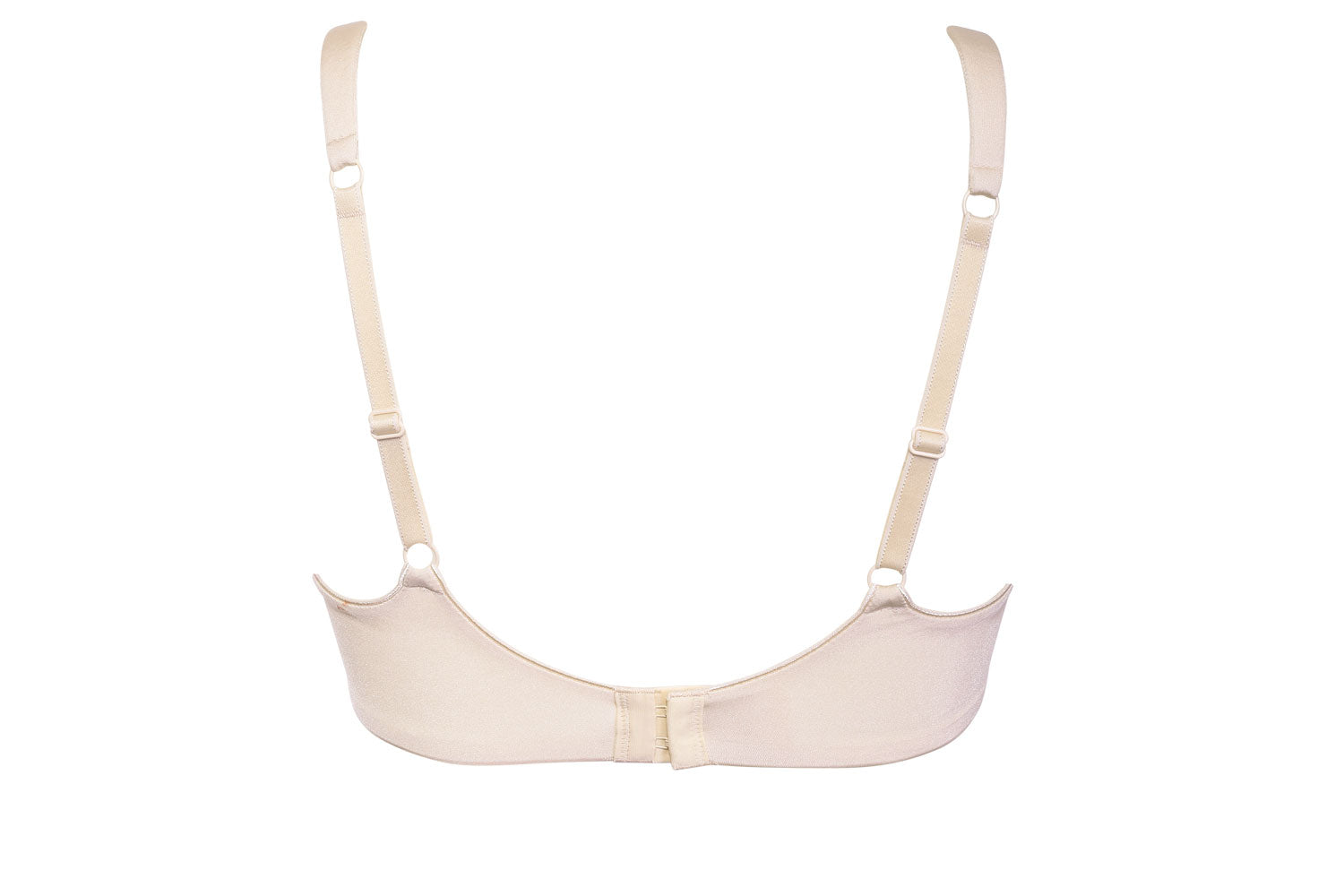 Powder beige wireless spacer cup bra from the Plus line by SIéLEI from Italy.