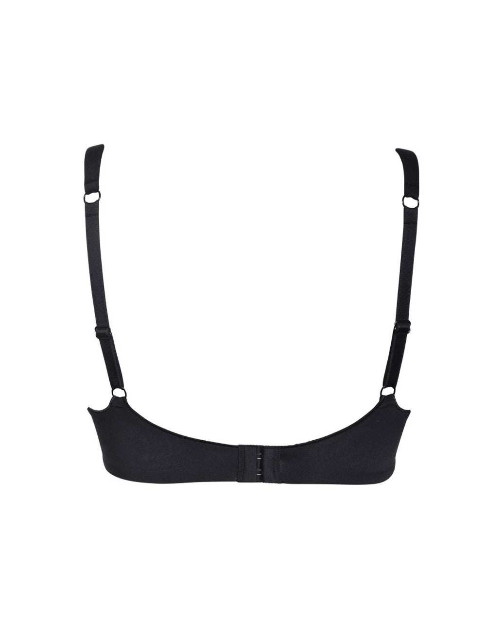 Black, underwire spacer cup bra from the Plus line by SIéLEI from Italy.