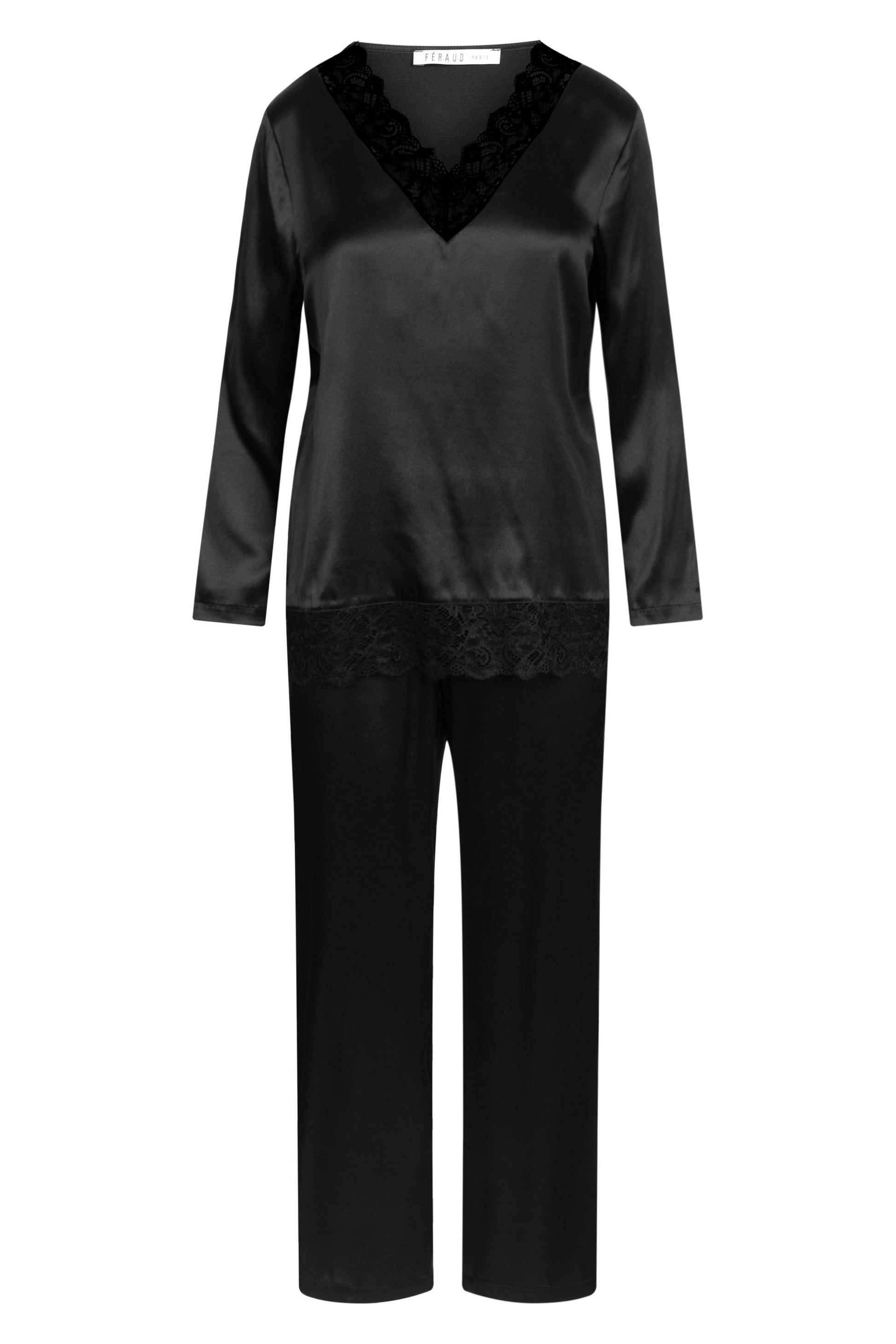 Luxurious two-piece pajamas set from the Organic Silk line by Féraud Paris at Di Moda Lingerie.