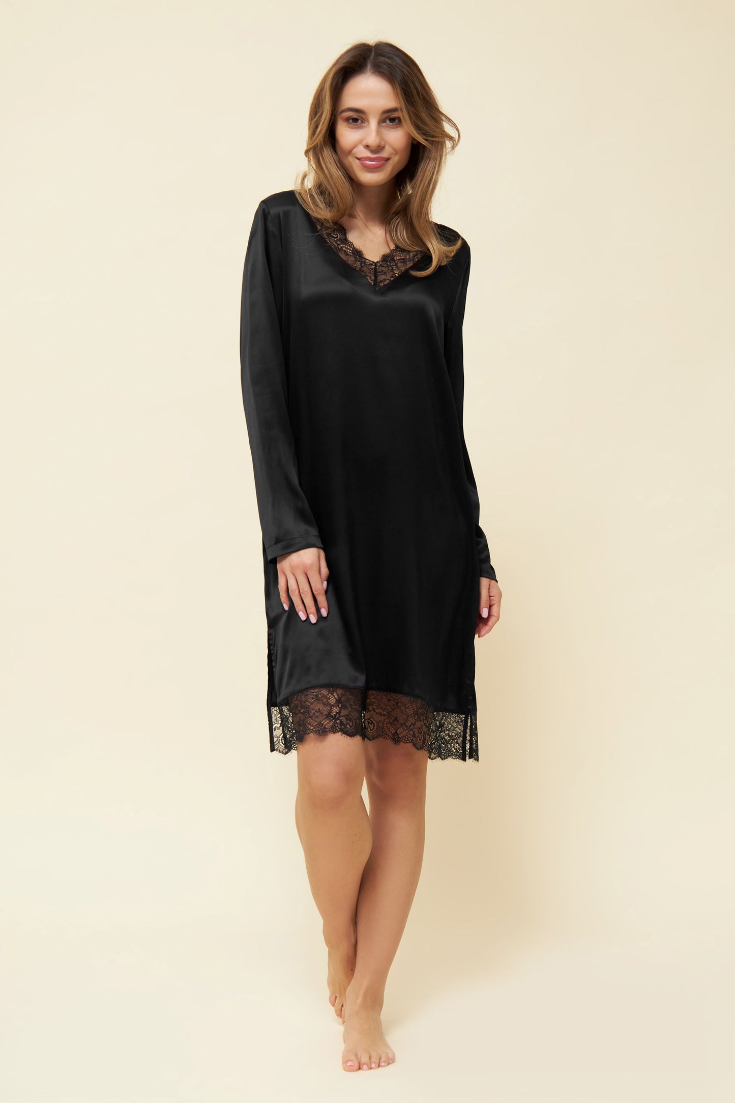 Organic Silk Elegant Nightdress