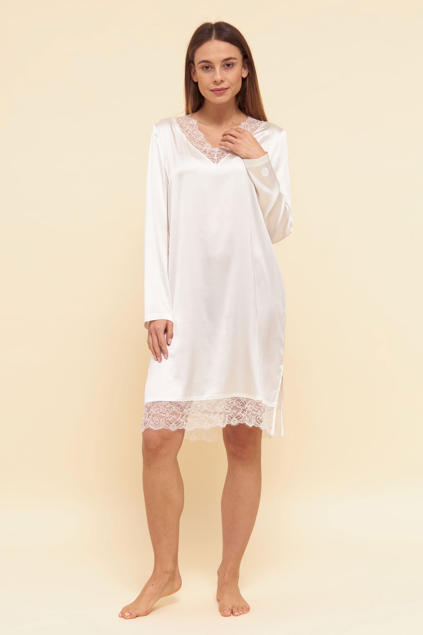 Organic Silk Elegant Nightdress