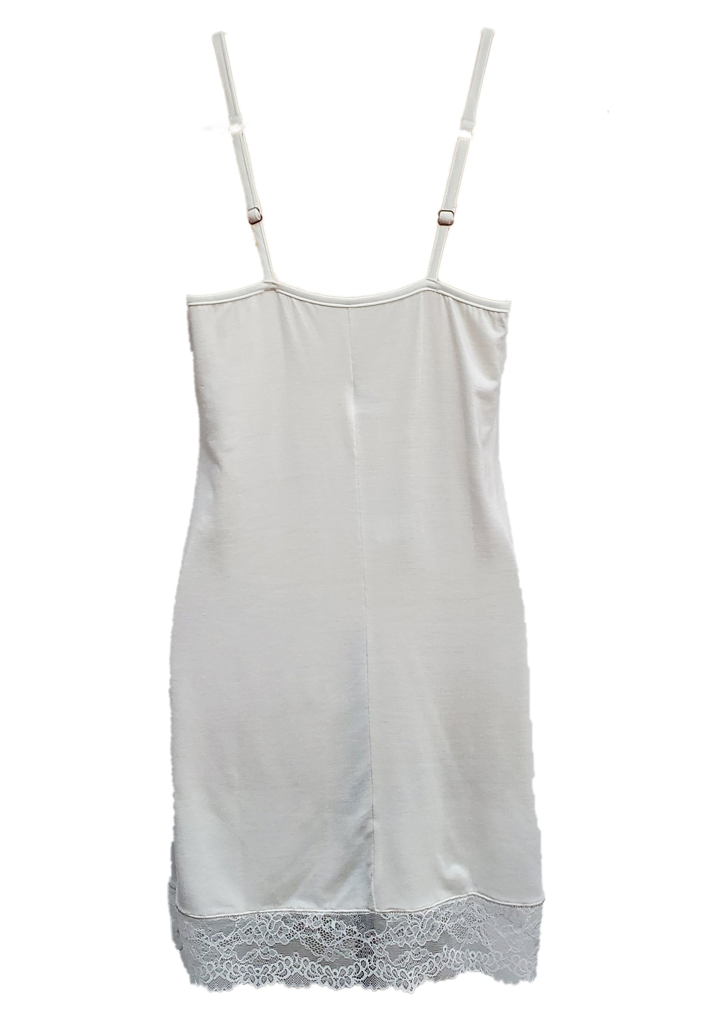 Spaghetti straps, lace cup slip by Andra Lingerie made in Italy at Di Moda Lingerie Toronto.