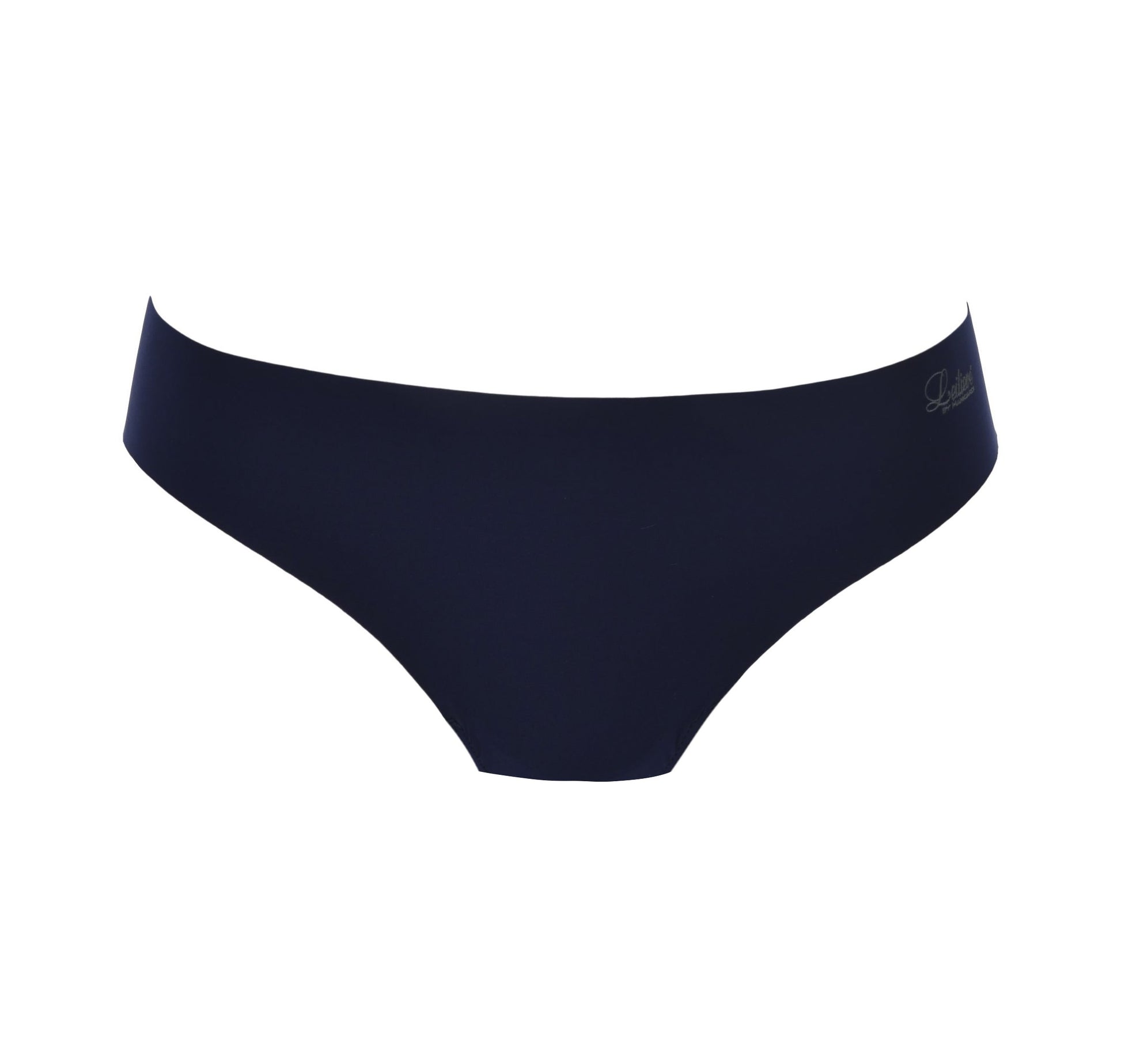 The Invisible line brief from Leilieve exhibits a thin, soft, elastic fabric with laser-cut edges.