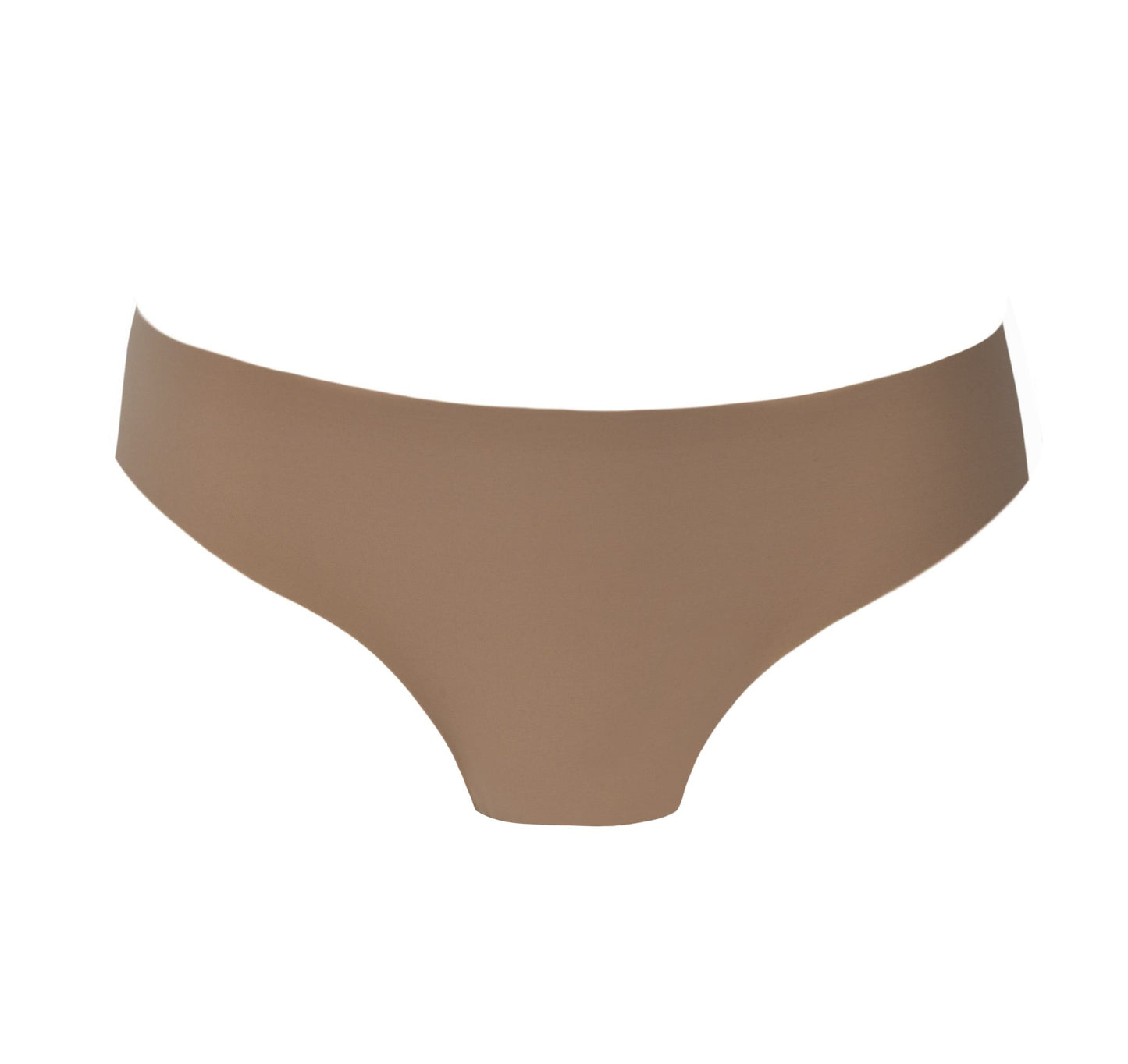 The Invisible line brief from Leilieve exhibits a thin, soft, elastic fabric with laser-cut edges.
