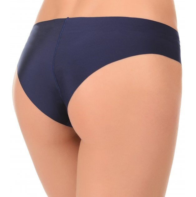 The Invisible line brief from Leilieve exhibits a thin, soft, elastic fabric with laser-cut edges.