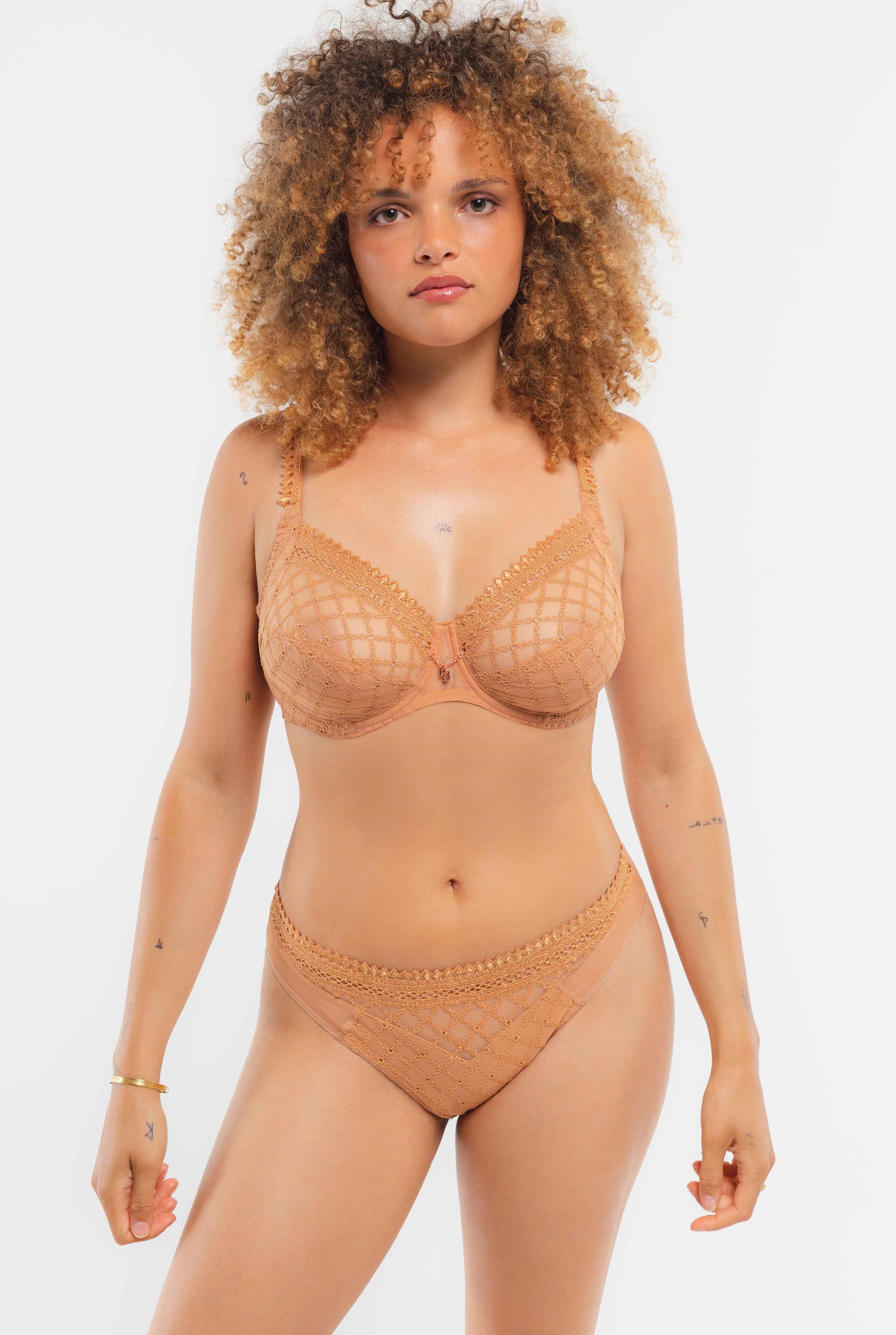 The full cup bra and briefs from the Paco line by Louisa Bracq Paris at Di Moda Lingerie Toronto.