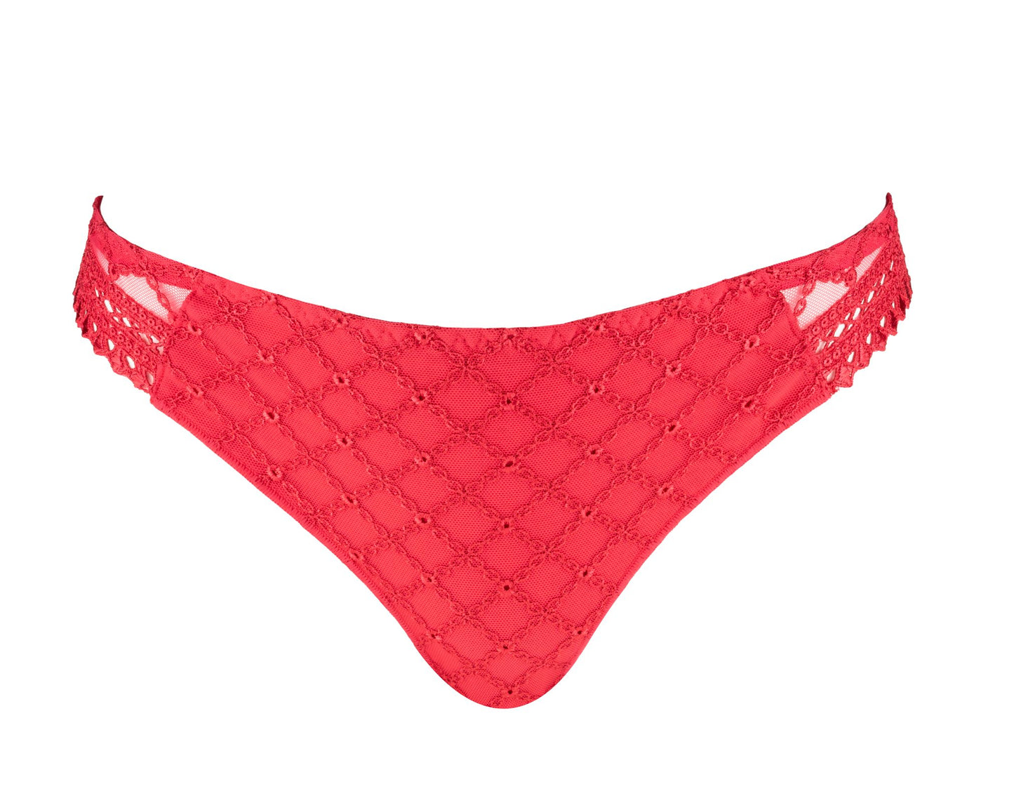 Elegant embroidery thong from the Paco line  by Louisa Bracq from France at Di Moda Lingerie Toronto.