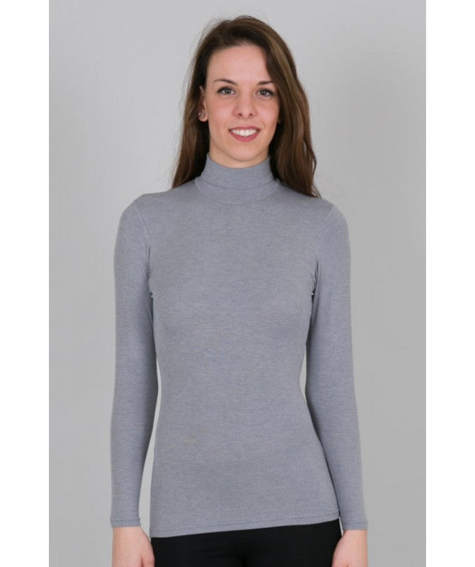 Lightweight soft long-sleeved top from the Wool-Modal line by Emmebivi from Italy at DiModa Lingerie Toronto