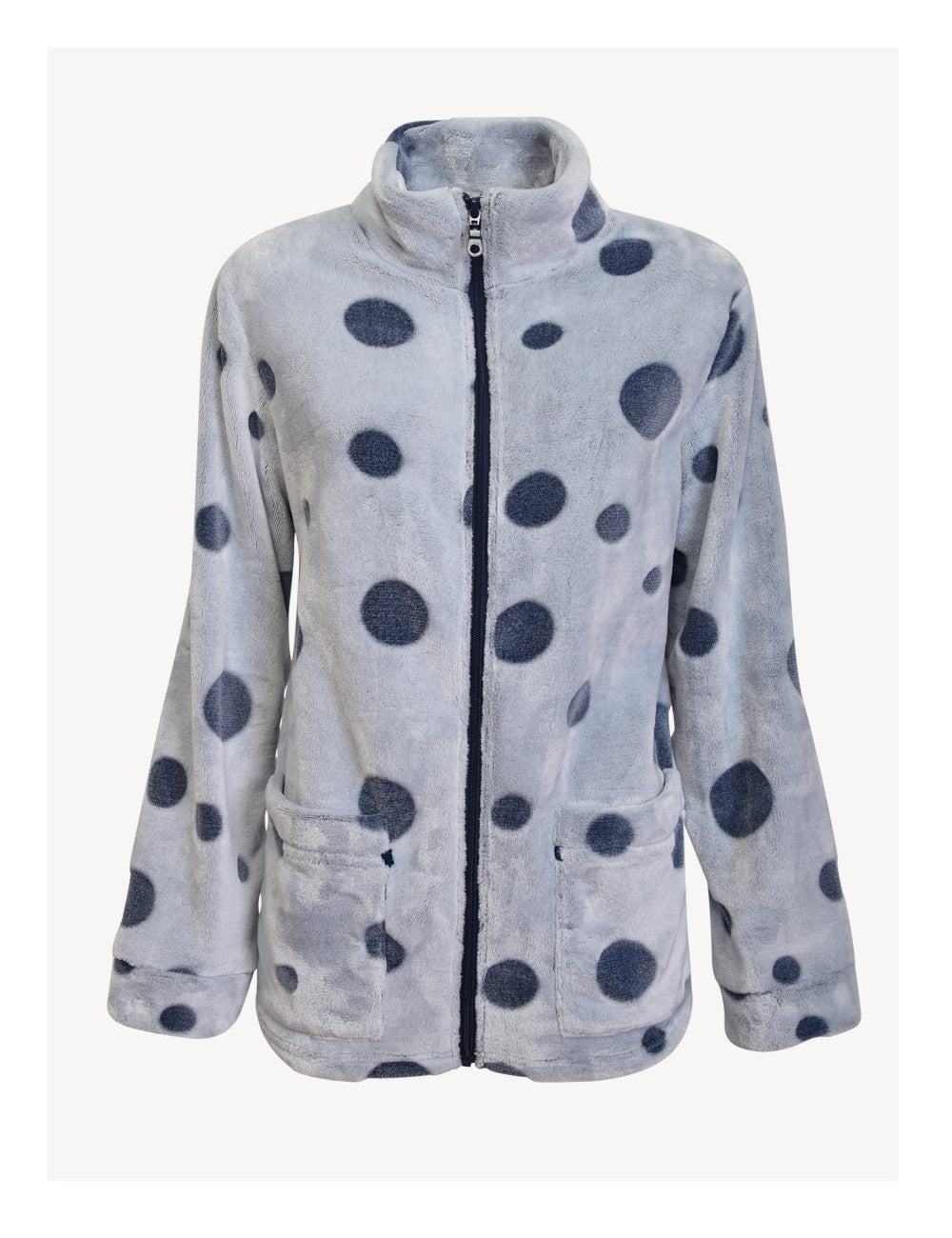 Long sleeve plush pajamas sweatshirt with bubble designed fabric by SIeLEI from Italy