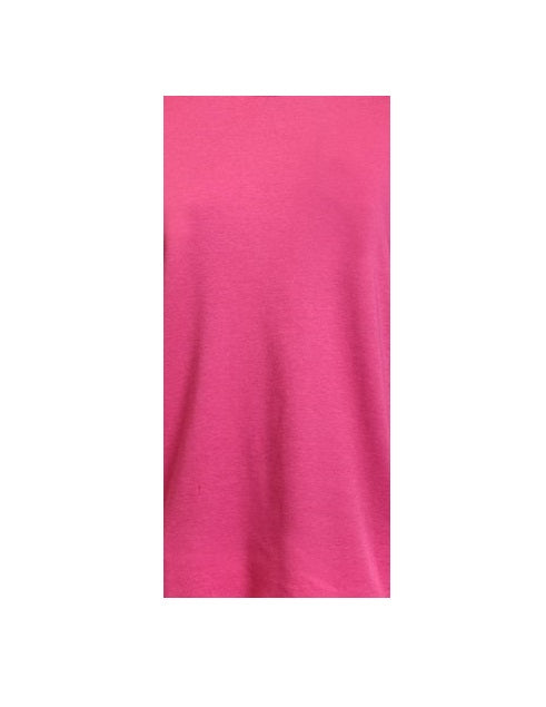 Fuchsia Bottom Lace Cotton Nightgown by SIeLEI Italy