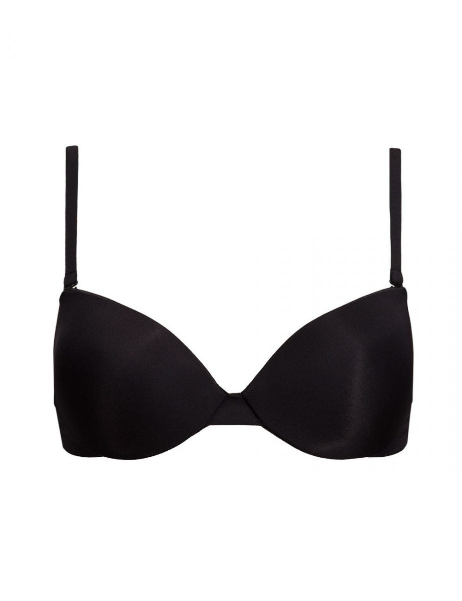 Manufactured by SIéLEI of Italy, this covertible bra is crafted from a lightweight microfiber fabric, offering versatile wear. 