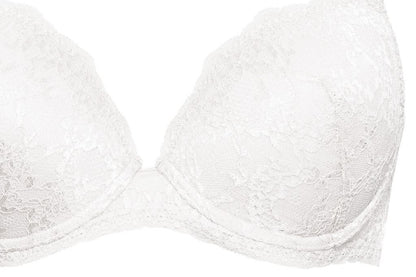 This bra from the Vanity line by SIeLEI italy offers supportive structure and comfortable design. Crafted with stretchy, floral lace with padded cup and an underwire support, this bra ensures a great.