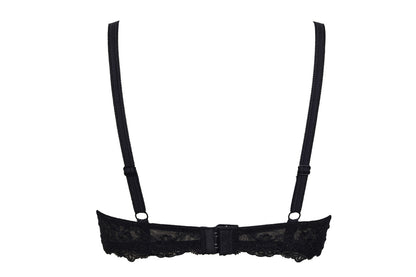 This Glam line embroidery unpadded bra from SIeLEI Italy is a supportive, lightweight and comfortable everyday wear. 