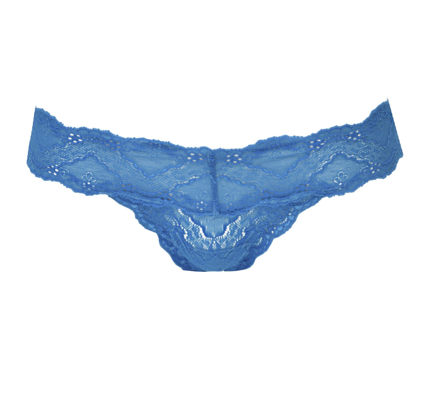 Experience Leilieve's I Love Colors Brazilian Panty, crafted from ultra-lightweight stretch lace. This vibrant and feminine piece of lingerie offers breathable comfort throughout your day.