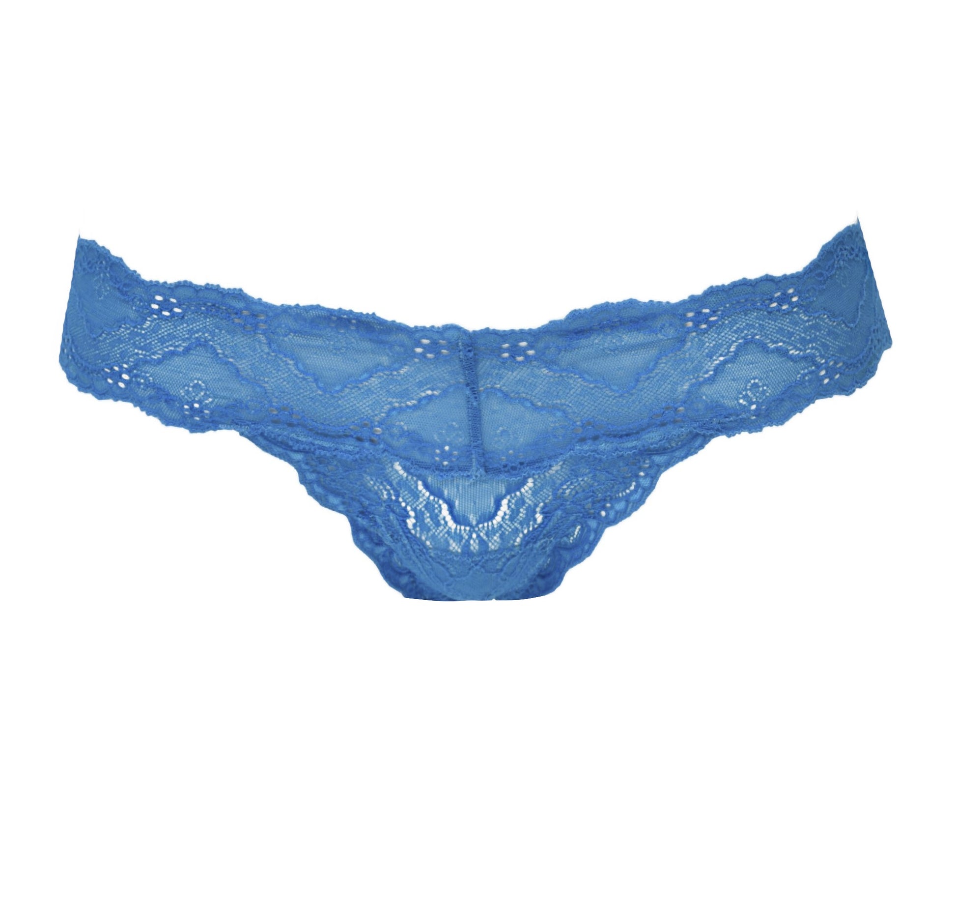 Experience Leilieve's I Love Colors Brazilian Panty, crafted from ultra-lightweight stretch lace. This vibrant and feminine piece of lingerie offers breathable comfort throughout your day.