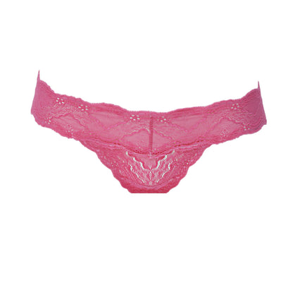 Experience Leilieve's I Love Colors Brazilian Panty, crafted from ultra-lightweight stretch lace. This vibrant and feminine piece of lingerie offers breathable comfort throughout your day.