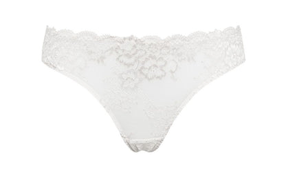 These SIéLEI brief from Italy feature a lightweight, stretchy floral patterned lace for a comfortable fit. 