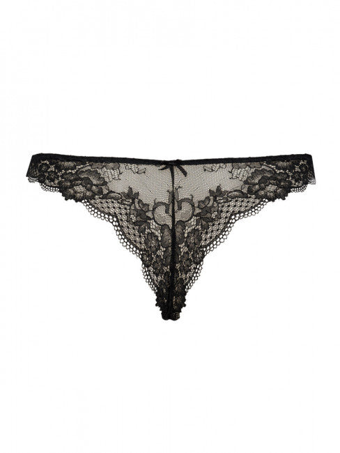 These SIéLEI All Lace Brazilian Panties from Italy feature a lightweight, stretchy floral patterned lace for a comfortable fit.